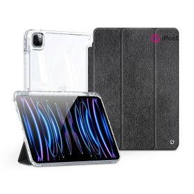  Dux Ducis Unid Series tablet tok (Smart Case Pen) - Apple iPad Pro 11 (2024) - fekete/átlátszó
