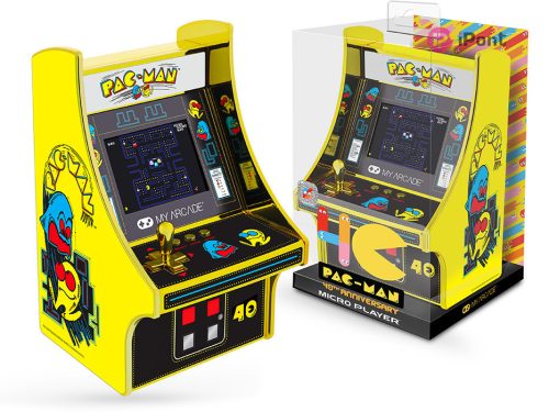My Arcade DGUNL-3290 Pac-Man 40th Anniversary Micro Player Retro Arcade 6.75 Hordozható Játékkonzol"