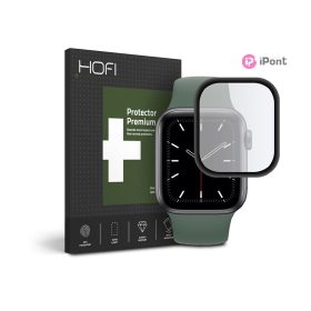   HOFI Hybrid Glass üvegfólia - Apple Watch Series 4/5/6/SE (44mm) - fekete