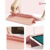 Apple iPad 10.2 (2019/2020/2021) tablet tok (Smart Case) on/off funkcióval,     Apple Pencil tartóval - Tech-Protect - pink (ECO csomagolás)