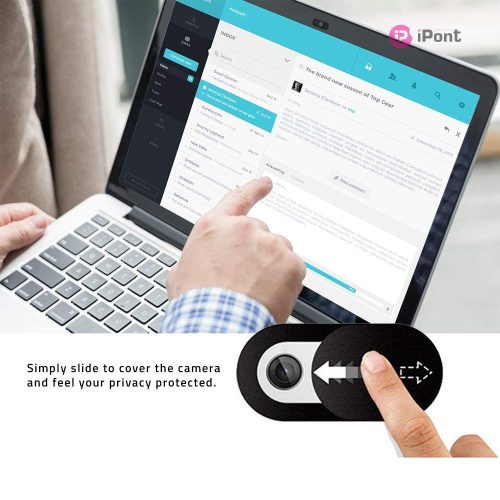 HOFI Slim Pro+ webkamera takaró/borító mobiltelefon, tablet, laptop - 3 db/cs - fekete