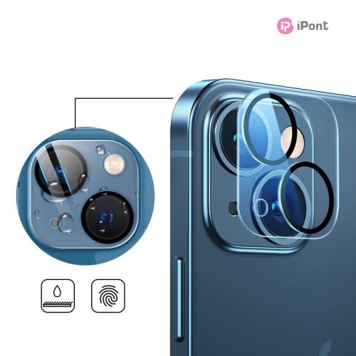 HOFI Cam Pro+ hátsó kameralencse védőüveg - Apple iPhone 13/13 Mini - átlátszó