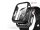 Apple Watch 7/Series 8 (45 mm) védőtok beépített edzett üveggel - DEFENSE 360 - fekete (ECO csomagolás)