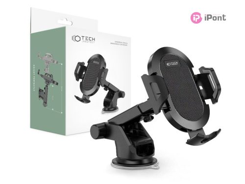 Tech-Protect autós tartó műszerfalra/szélvédőre - fekete