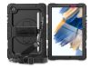 Samsung X200/X205 Galaxy Tab A8 10.5 ütésálló tablet tok 360 fokos védelemmel,  4H kijelzővédő üveggel - Tech-Protect Solid - fekete (ECO csomagolás)