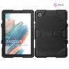 Samsung X200/X205 Galaxy Tab A8 10.5 ütésálló tablet tok 360 fokos védelemmel,  kijelzővédő üveggel - Tech-Protect Survive - fekete (ECO csomagolás)