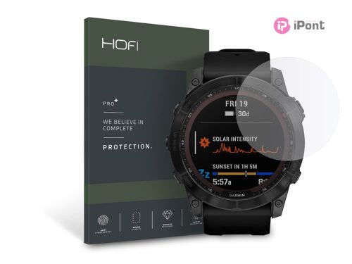 HOFI Glass Pro+ üveg képernyővédő fólia - Garmin Fenix 7X - átlátszó