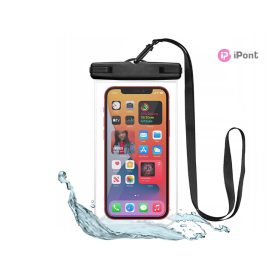   Tech-Protect vízálló védőtok 6,9 méret - fekete/átlátszó - ECO"