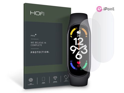 HOFI Hydroflex Pro+ képernyővédő fólia - Xiaomi Mi Smart Band 7 - 2 db/csomag - átlátszó