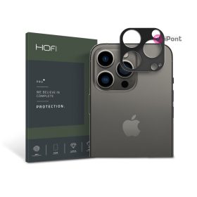   HOFI Metal Camera Sytling hátsó kameravédő borító - Apple iPhone 14 Pro/14 Pro Max - fekete