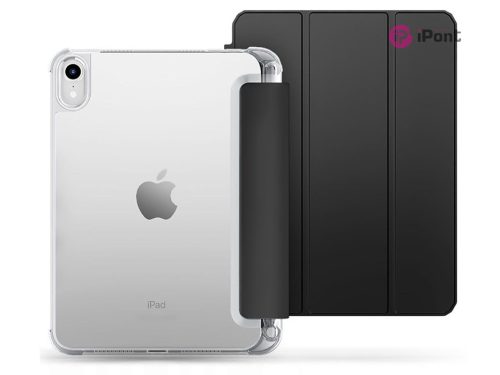Apple iPad Air 4 (2020)/iPad Air 5 (2022) 10.9 tablet tok (Smart Case) on/off   funkcióval, Apple Pencil tartóval - Tech-Protect Hybrid - black (ECO csomagolás)
