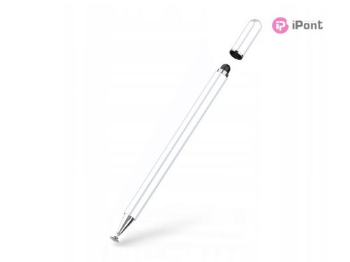 Tech-Protect Charm Stylus Pen érintőceruza - fehér/ezüst