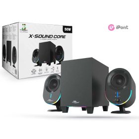   FroggieX FX-SP-GS1-B X-SoundCore 2.1 fekete hangszóró rendszer