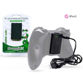 Froggiex FX-X360-B1-B Xbox 360 akkumulátor csomag