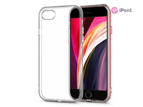 Apple iPhone 7/iPhone 8/SE 2020/SE 2022 szilikon hátlap - Clear Case Box -      átlátszó