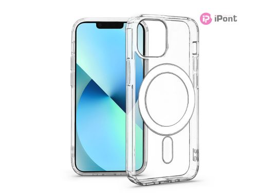 Haffner Clear Mag Cover szilikon tok - Apple iPhone 13 Mini - átlátszó