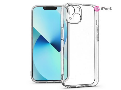 Haffner Clear Case szilikon tok - Apple iPhone 13 - átlátszó