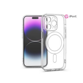   Haffner Clear Mag Cover kameravédős szilikon tok - Apple iPhone 14 Pro Max - átlátszó