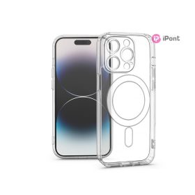   Haffner Clear Mag Cover kameravédős szilikon tok - Apple iPhone 14 Pro - átlátszó