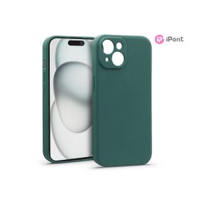Haffner Matt szilikon tok - Apple iPhone 15 - zöld