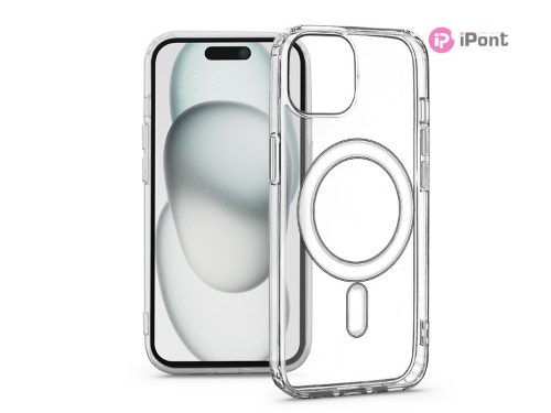 Haffner Clear Mag Cover szilikon tok - Apple iPhone 15 - átlátszó