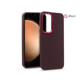   Haffner Frame szilikon tok - Samsung SM-S711 Galaxy S23 FE - bíbor