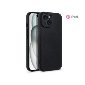   Haffner Silicone Mag Cover szilikon tok - Apple iPhone 15 - fekete