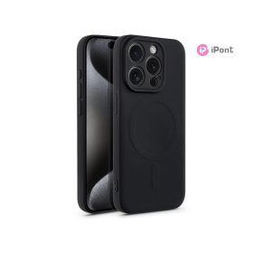   Haffner Silicone Mag Cover szilikon tok - Apple iPhone 15 Pro - fekete