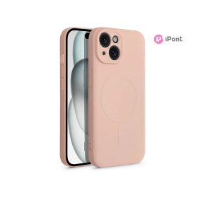   Haffner Silicone Mag Cover szilikon tok - Apple iPhone 15 - pink