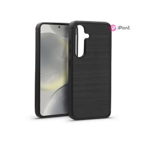   Haffner Carbon szilikon tok - Samsung SM-S921 Galaxy S24 - fekete