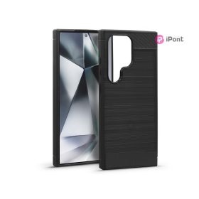   Haffner Carbon szilikon tok - Samsung SM-S928 Galaxy S24 Ultra - fekete