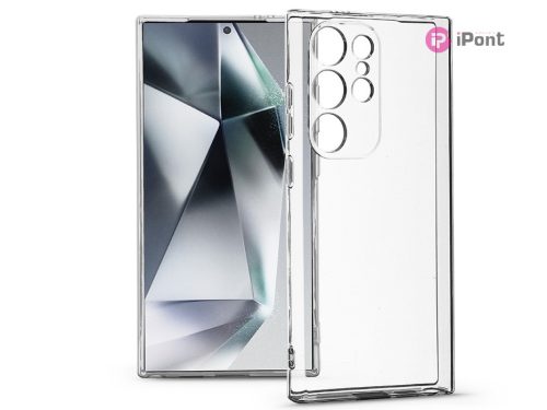 Haffner Clear Case szilikon tok - Samsung SM-S928 Galaxy S24 Ultra - átlátszó