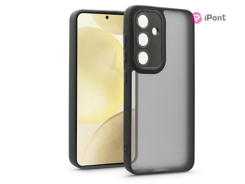 Haffner Variete tok kameravédő lencsevédő üveggel - Samsung SM-S926 Galaxy S24+ - fekete