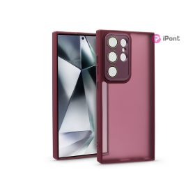   Haffner Variete tok kameravédő lencsevédő üveggel - Samsung SM-S928 Galaxy S24 Ultra - bíbor