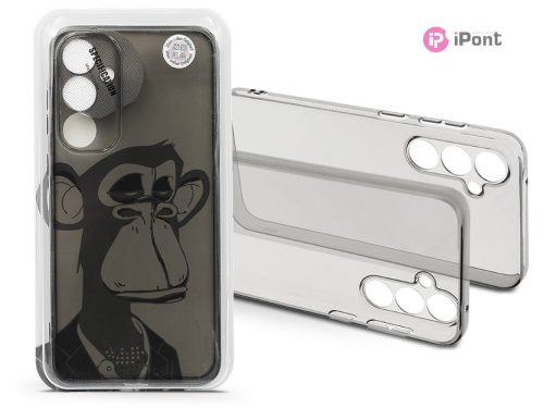Samsung SM-S926 Galaxy S24+ szilikon hátlap - Gray Monkey - átlátszó
