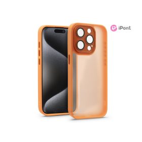   Haffner Variete tok kameravédő lencsevédő üveggel - Apple iPhone 15 Pro - narancs