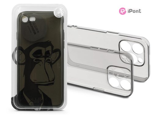 Apple iPhone 7/iPhone 8/SE 2020/SE 2022 szilikon hátlap - Gray Monkey - átlátszó