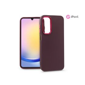   Haffner Frame szilikon tok - Samsung SM-A256 Galaxy A25 5G - bíbor
