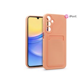   Haffner Card Case kártyatartós szilikon tok - Samsung A155 Galaxy A15 4G/5G - pink