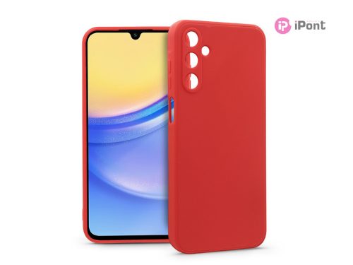 Samsung A155 Galaxy A15 4G/Galaxy A15 5G szilikon hátlap - Soft - piros