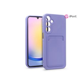  Haffner Card Case kártyatartós szilikon tok - Samsung SM-A256 Galaxy A25 5G - lila