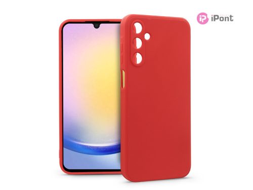 Haffner Soft szilikon tok - Samsung SM-A256 Galaxy A25 5G - piros