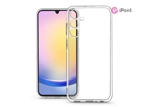 Samsung SM-A256 Galaxy A25 5G szilikon hátlap kameravédővel - Clear Case Box -  átlátszó