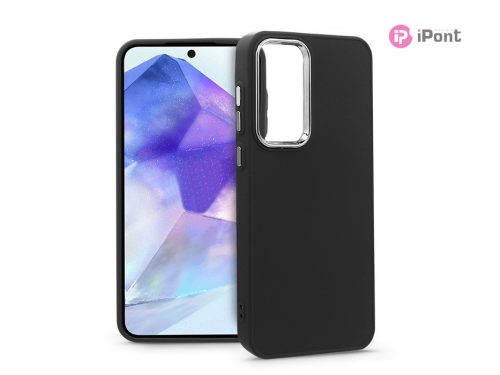 Haffner Frame szilikon tok - Samsung SM-A556 Galaxy A55 5G - fekete