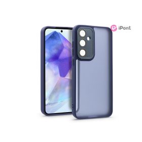   Haffner Variete tok kameravédő lencsevédő üveggel - Samsung SM-A556 Galaxy A55 5G - sötétkék