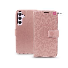   Haffner Mezzo Book Flip oldalra nyíló tok - Samsung SM-A356 Galaxy A35 5G - mandala rosegold