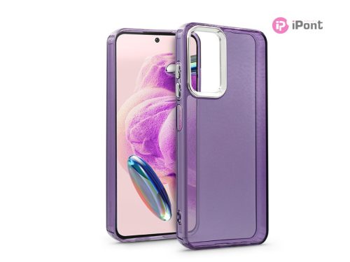 Haffner Pearl szilikon tok - Xiaomi Redmi Note 12S - lila