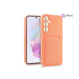   Haffner Card Case kártyatartós szilikon tok - Samsung SM-A356 Galaxy A35 5G - pink