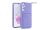 Samsung SM-A356 Galaxy A35 5G szilikon hátlap kártyatartóval - Card Case - lila