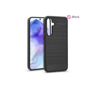   Haffner Carbon szilikon tok - Samsung SM-A556 Galaxy A55 - fekete